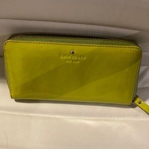 Patent leather Kate Spade wallet